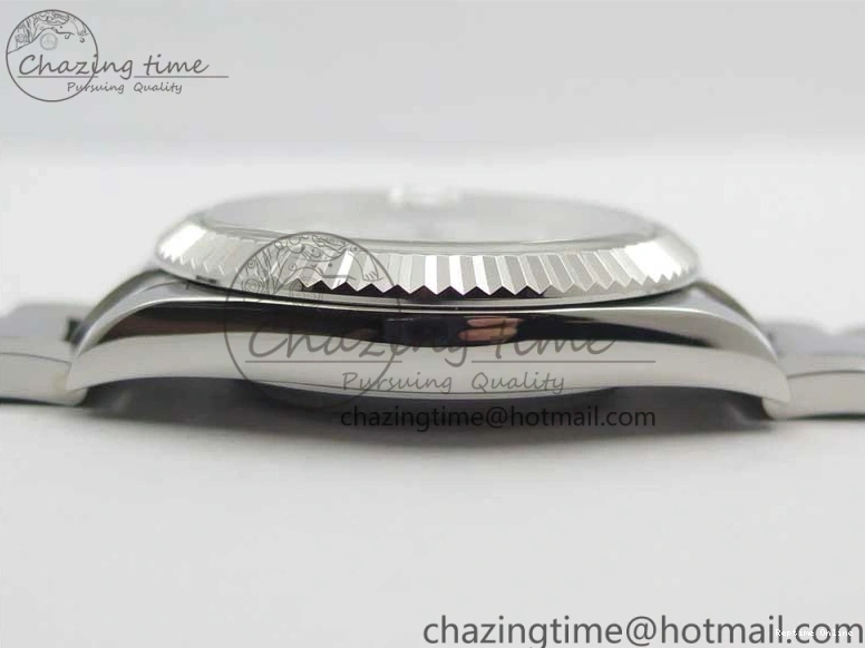 0406 Sporty DateJust 126334 SS Noob 1:1 904L Best Edition Blue Dial Diamond on Oyster Bracelet A 3164